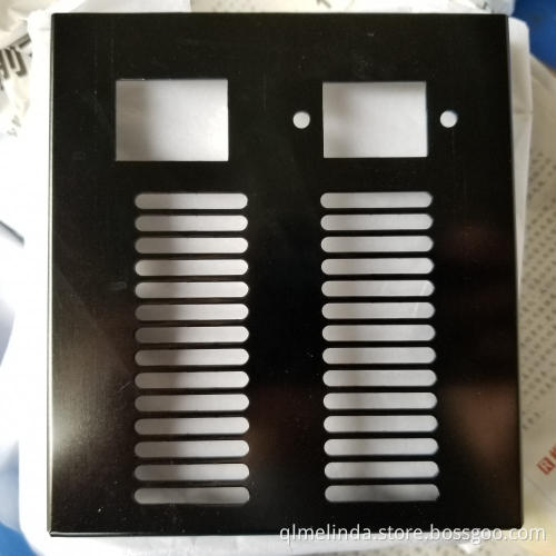 0.8mm Aluminum Sheet Metal Parts with Black Anodizing